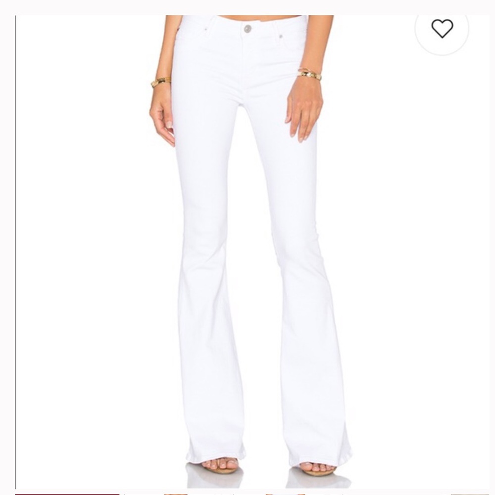 Hudson - Black & White Avail Flare Jeans - size 27